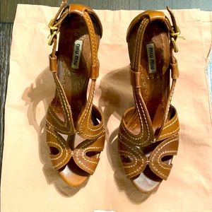 Miu Miu Strappy Paltforms